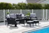Venture Home Lounge-Set Knock Schwarz Produktbild-Vorschau 2