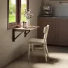Relaxdays Składany stolik ścienny, szer. x gł.: 60 x 40 cm, Podgląd zdjęcia produktu 2