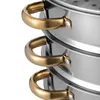 5 Etagen Dampfkochtopf  26cm Dampfkochtöpfe Edelstahl 5L Produktbild-Vorschau 7