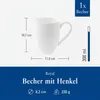 Koninglijke beker met handvat, 119 x 82 x 107 mm, 300 ml | Productafbeelding-voorbeeld 9