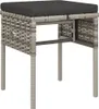 vidaXL 6-tlg. Garten-Lounge-Set mit Kissen Grau Poly Rattan Produktbild-Vorschau 8