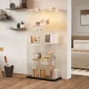 Skleněná vitrína UnboxG stojící vitrína v černé barvě s LED Náhled obrázku produktu 9