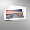 Poster - Poster ohne Rahmen - Weg Meer Brücke - 40x30 cm - Produktbild-Vorschau 3