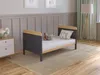 Babybett Beistellbett 120x60 cm mit Matratze,Gitterbett Produktbild-Vorschau 6