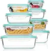 8er Glas Frischhaltedosen mit Deckel,Meal Prep Produktbild-Vorschau 1