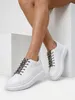 Lalla Bianca: Eleganckie Sneakersy Damskie na Platformie, Podgląd zdjęcia produktu 1