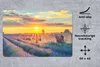 MuchoWow® Schreibtischunterlage Lavendel - Sonnenuntergang Produktbild-Vorschau 2