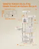 Feandrea Kratzbaum 168 cm, L, mit 13 Kratzsäulen, 2 Produktbild-Vorschau 6