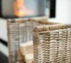Westmann Rotin Panier à bois pour cheminée Costa Naturel Voir les images du produit 5