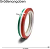 3er Set 10m Zierstreifen 5mm für Auto Landesfarben Italien Produktbild-Vorschau 4
