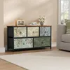 WOLTU Kommode mit 5 Schubladen aus Stoff, Metallrahmen, Produktbild-Vorschau 4