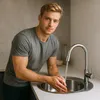 Edelstahl Küchenspüle Rundspüle K48 48 cm Einbauspüle Spüle Produktbild-Vorschau 4
