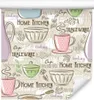 10m VLIES WALLPAPER rotolo sala da pranzo tè caffè tazze Anteprima dell’immagine prodotto 1