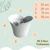 Blumentopf für Regenrohr Fallrohr Blumentopf Pflanzengefäß Produktbild-Vorschau 2