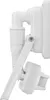 Side view of a white LED outdoor spotlight with a motion sensor. Produktbild-Vorschau