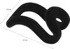 QUVIO Organizzatore di appendiabiti - 10 pezzi - Nero - Anteprima dell’immagine prodotto 2