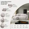 Canapé d'angle VENASI avec fonction convertible, modèle Voir les images du produit 13
