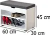KESPER Schuhregal mit Kissen 60 x 45 x 30 cm Weiß 15914 Produktbild-Vorschau 6