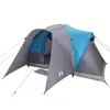 vidaXL Tente familiale dôme 6 personnes bleue étanche à Voir les images du produit 4