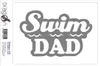 Aufkleber / Autoaufkleber - JDM - Die cut - Swim Dad Decal Produktbild-Vorschau 2