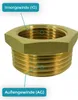 Reduzierstück Reduzierung Messing CW617N Fitting  3/4 AG Produktbild-Vorschau 2
