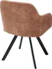 riess-ambiente Retro Design Stuhl LUCCA vintage braun Produktbild-Vorschau 9