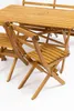 LAXO (LATINA) Outdoor-Essset, Honig, Tisch + 2 Stühle + Produktbild-Vorschau 7