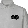 Huuraa Damen Polo Shirt Würfel Dice XXL Sport Grey Bio Produktbild-Vorschau 2