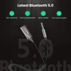 A product shot of a UGREEN Bluetooth adapter with marketing text and icons highlighting its features. Náhled obrázku produktu