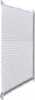 vidaXL Plissee Faltrollo Rollo Plisseerollo 110x100cm Weiß Produktbild-Vorschau 3