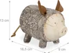 Relaxdays Sparschwein Baumrinde, mit Öffnung, Dolomit, Produktbild-Vorschau 4