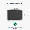 kwmobile 49-50" TV Outdoor TV Abdeckung - Fernseher Hülle Produktbild-Vorschau 2