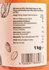 A close-up of a food product label with nutritional information and a barcode. Produktbild-Vorschau
