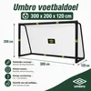 Umbro Voetbaldoel - Voetbal Goal 300 x 200 x 120 cm - Productafbeelding-voorbeeld 2