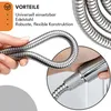 Tubo flessibile per doccia KRUMAD, 1,5 metri, acciaio Anteprima dell’immagine prodotto 4