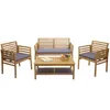 Gartengarnitur HWC-E99b, Sitzgruppe Balkon-Set Lounge-Set, Produktbild-Vorschau 13