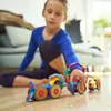 Clixo magnetisches Bauspiel – Modelle mit Rädern (72 Teile) Produktbild-Vorschau 5