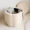 Petite Amélie Sitzhocker mit Stauraum Fleur XL - Beige Produktbild-Vorschau 2