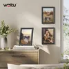 WOLTU 3er-Set Bilderrahmen Artos Stil Holz Rahmen Produktbild-Vorschau 2