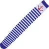 Calze di Carnevale stile marinaio Blu Bianco Anchor 40s Anteprima dell’immagine prodotto 3