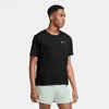 Nike M Nk Df Miler Top Ss Black/Reflective Silv L Produktbild-Vorschau 2