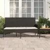 vidaXL Panca da giardino a 3 posti con cuscini in Anteprima dell’immagine prodotto 2