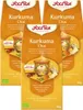 Three boxes of Yogi Tea Kurkuma Chai are displayed side-by-side. Produktbild-Vorschau