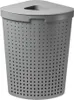 NHG Wäschesammler SEOUL 62 Liter eckig grau Produktbild-Vorschau 1