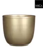 Tusca pot rond goud h18,5xd19,5 cm Mica Decorations Productafbeelding-voorbeeld 1
