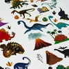 Oblique Unique 78 Temporäre Tattoos Kinder Dinosaurier Produktbild-Vorschau 2