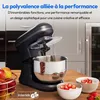 Robot da cucina MEDION (ciotola in acciaio inox da 5 litri, Anteprima dell’immagine prodotto 2