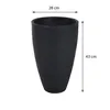 Kulatý hrnec s žebrováním antracit 43 cm Náhled obrázku produktu 3