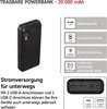 Powerbank EMOS Alpha2 20, 20 000 mAh, 10 W, schwarz Produktbild-Vorschau