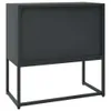 vidaXL Kredens czarny 75x35x75 cm stalowy Podgląd zdjęcia produktu 2